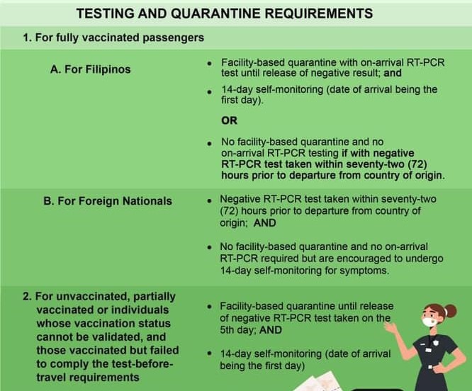 air travel quarantine rules