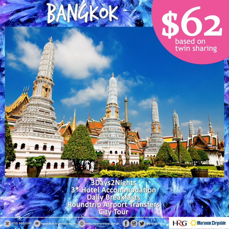 BANGKOK MarsmanDrysdale Travel Inc. travel and tours corporate